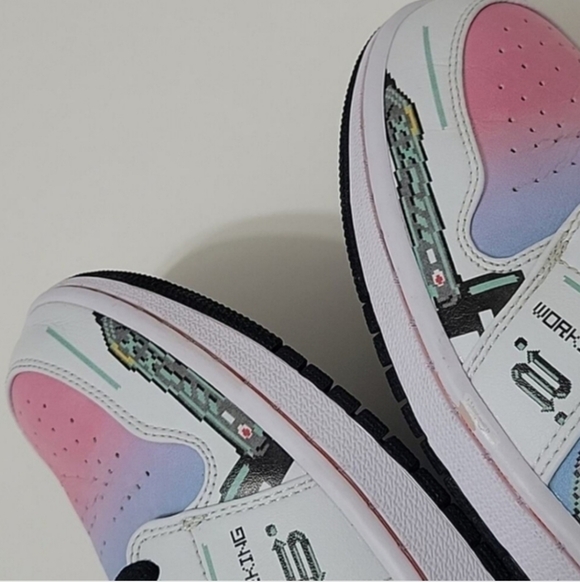 Jordan 1 CyperPunk Low Sneaker - Picture 7 of 11